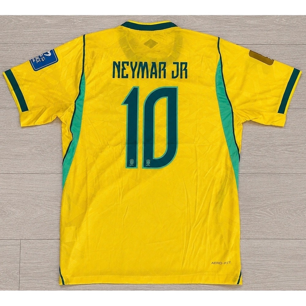 Brazil Home NEYMAR JR. 10 World Cup 2026 Nike Jersey Player Version - Size XL